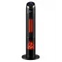 Carruzzo Q20H1 ventilaatorradiaator 95 cm, must