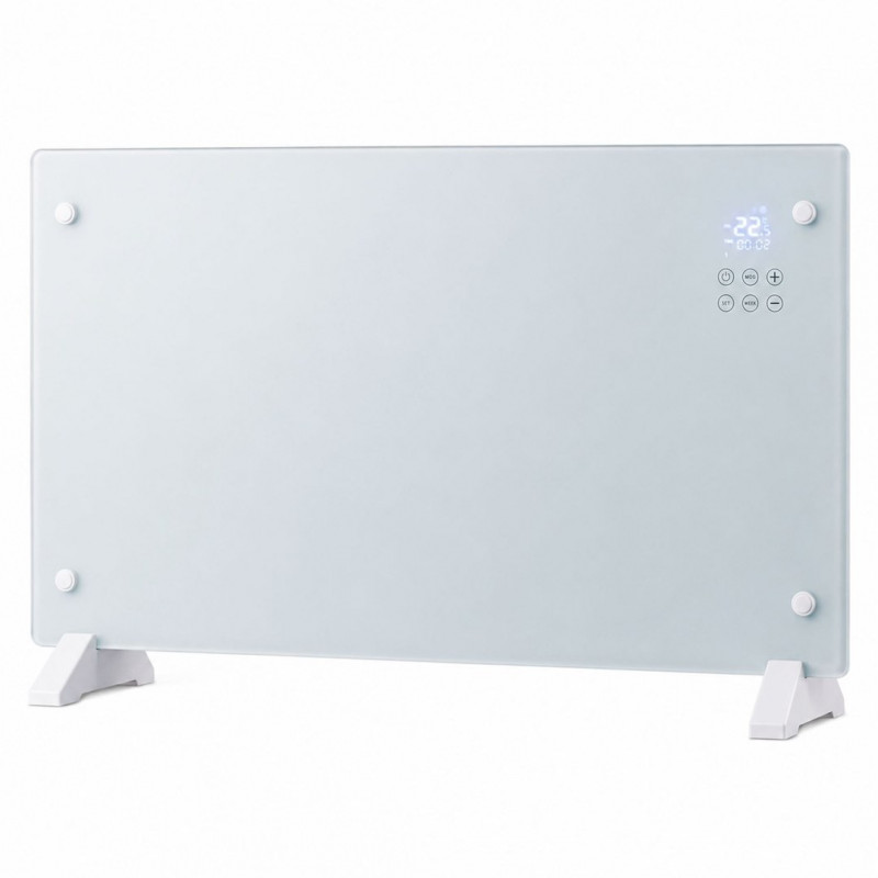 Extralink nutikas klaaspaneel-radiaator LPL-23A-WH, 2000 W, WiFi, valge