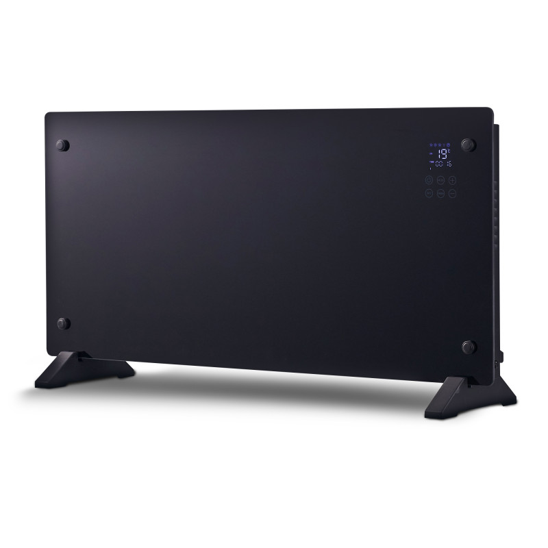 Extralink nutikas klaaspaneel-radiaator LPL-23A-BL, 2000 W, WiFi, must