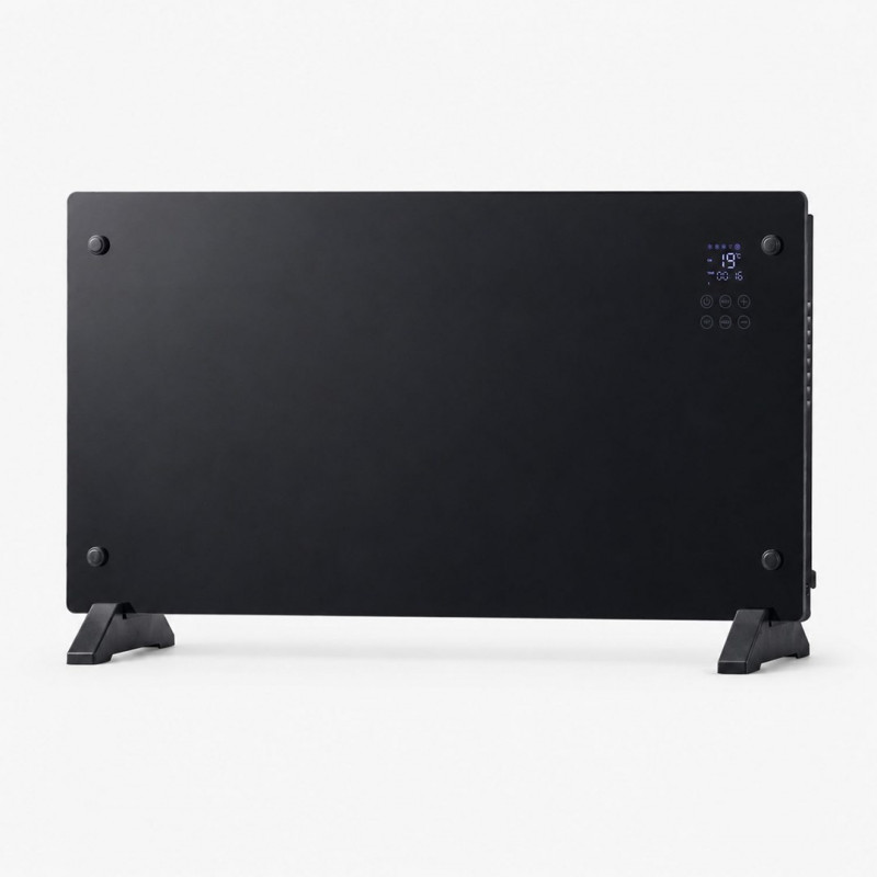 Extralink nutikas klaaspaneel-radiaator LPL-23A-BL, 2000 W, WiFi, must