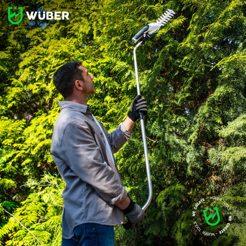 Wuber W23320 juhtmeta 2-in-1 heki- ja murutrimmer, 7,2 V, 120 mm lõige, USB-C