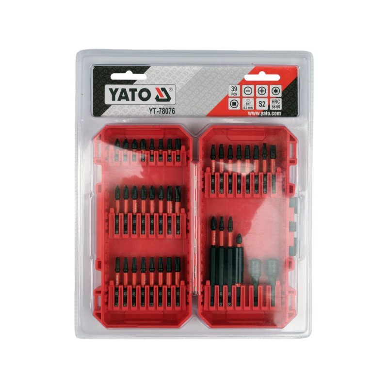 YATO lööktarvikute komplekt 39 tk YT-78076