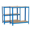 Extralink metallriiul 180x90x40, sinine
