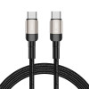Tech-Protect UltraBoost Evo kaabel USB-C / USB-C 100W 5A 200cm titaan