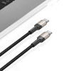 Tech-Protect UltraBoost Evo kaabel USB-C / USB-C 100W 5A 200cm titaan
