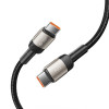 Tech-Protect UltraBoost Evo kaabel USB-C / USB-C 100W 5A 100cm titaan