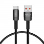 Tech-Protect UltraBoost Evo kaabel USB-A / USB-C 100W 5A 50cm must