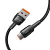 Tech-Protect UltraBoost Evo kaabel USB-A / USB-C 100W 5A 50cm must