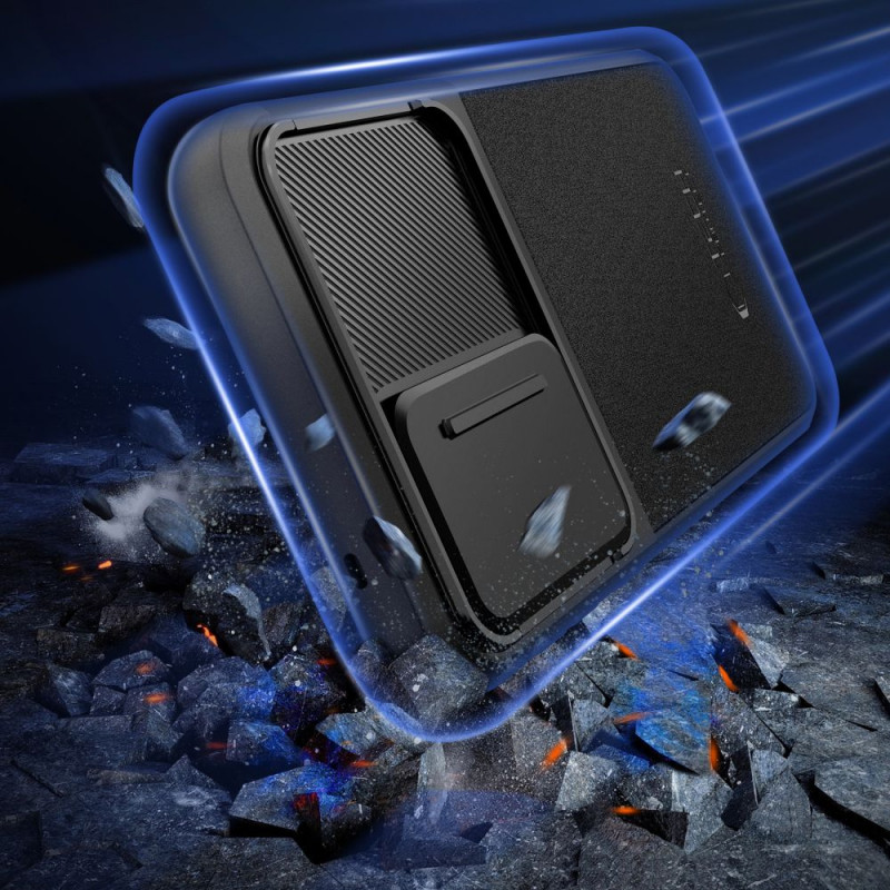 Tech-Protect Velar Cam+ ümbris Samsung Galaxy A35 / A55 5G jaoks, must