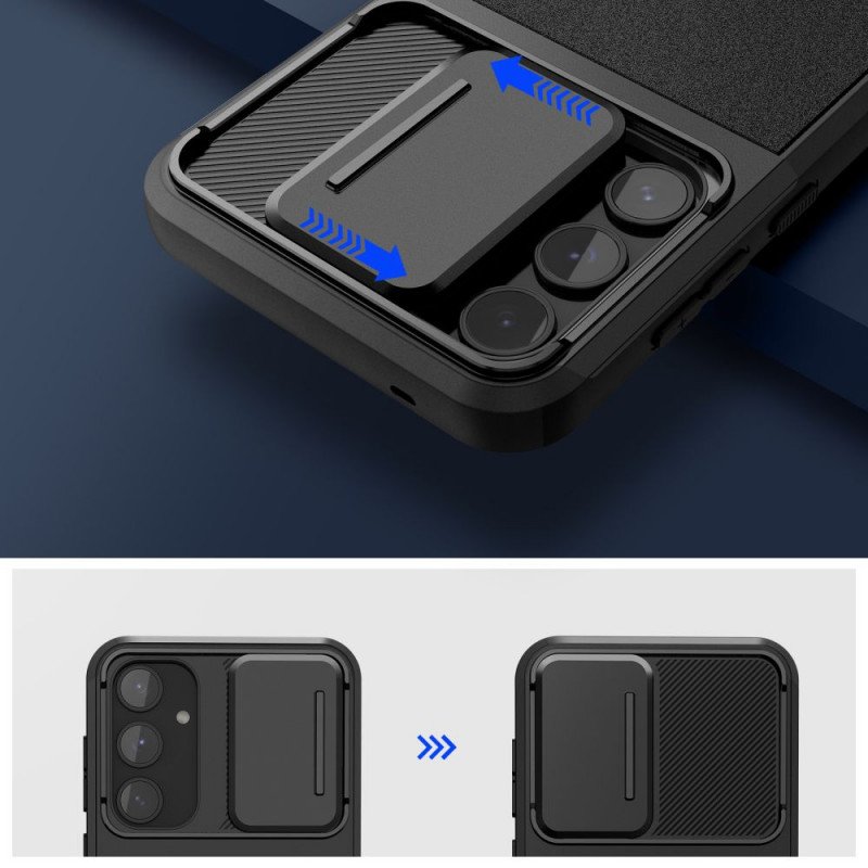 Tech-Protect Velar Cam+ ümbris Samsung Galaxy A35 / A55 5G jaoks, must