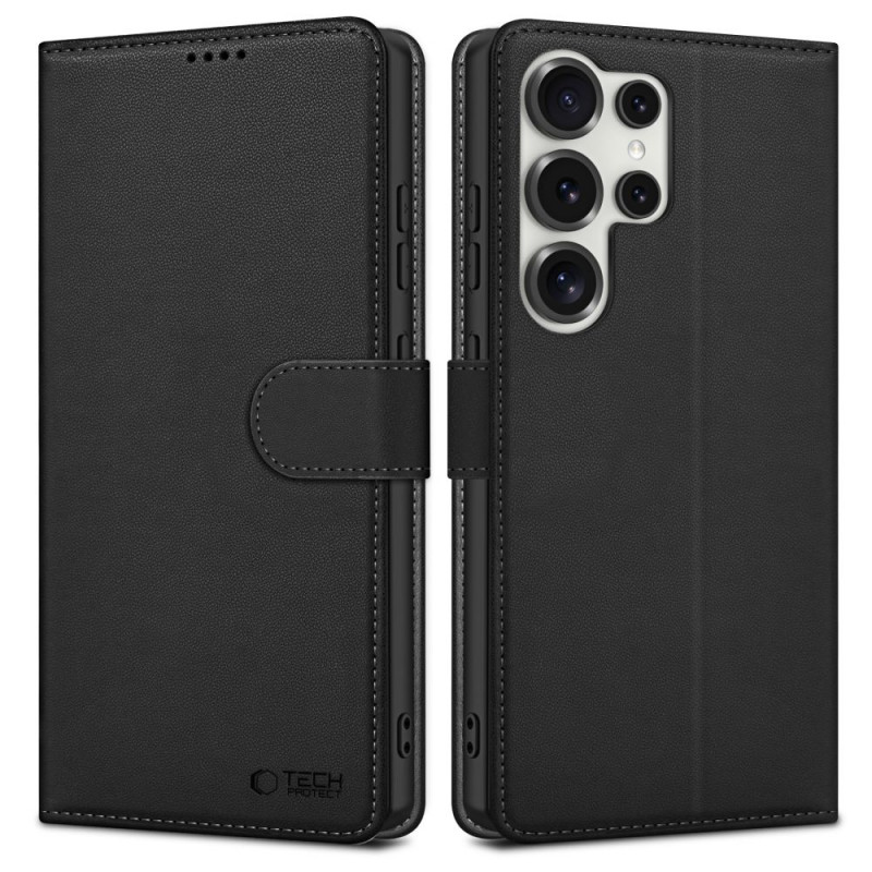 Tech-Protect Wallet Samsung Galaxy S25 Ultra ümbris, must
