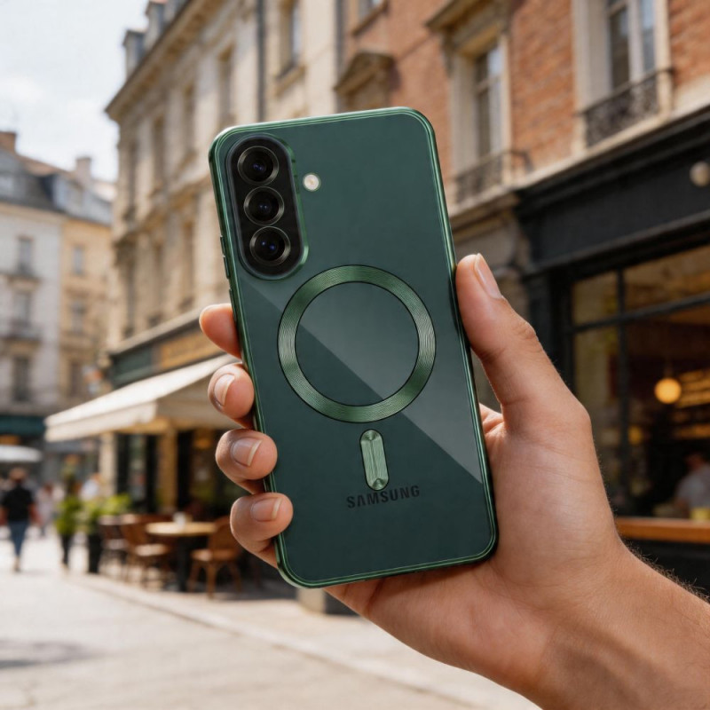 Tech-Protect MagFlex MagSafe Samsung Galaxy A37 5G ümbris, Jungle Green