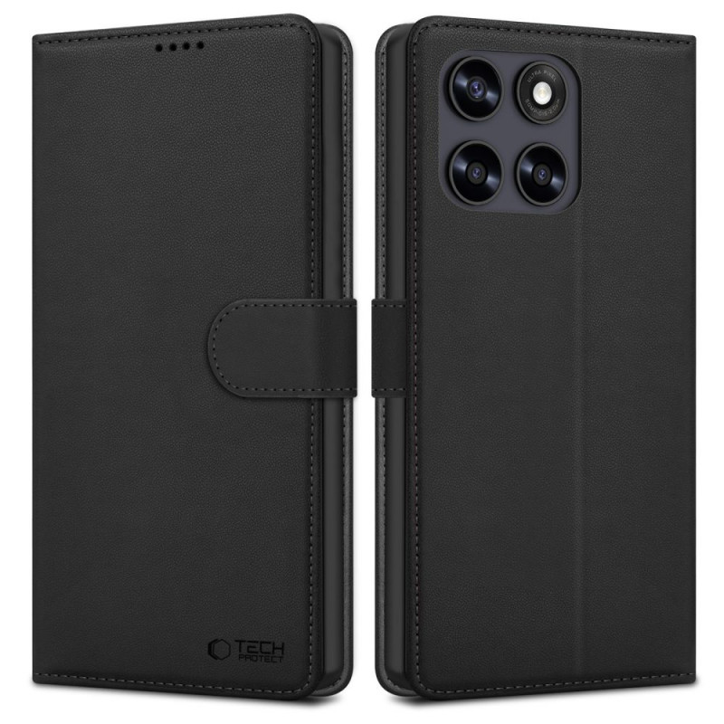 Tech-Protect Wallet Motorola Moto G67 / G77 ümbris, must