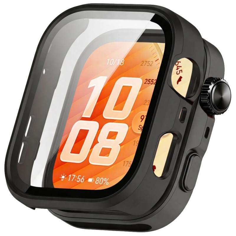 Tech-Protect Defense Huawei Watch Fit 5 Pro kaitseümbris, must