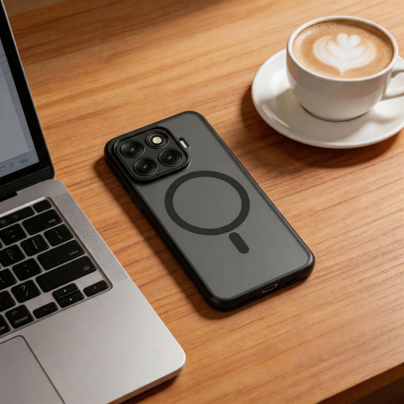 Tech-Protect Magmat MagSafe ümbris Xiaomi 17T jaoks, mattmust