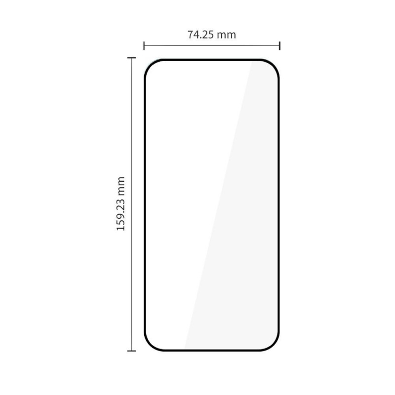 Tech-Protect Glass Fit+ karastatud klaas Xiaomi 17T Pro jaoks (2 tk), must