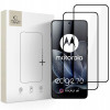 Tech-Protect Glass Fit+ karastatud klaas Motorola Edge 70 5G jaoks (2 tk), must