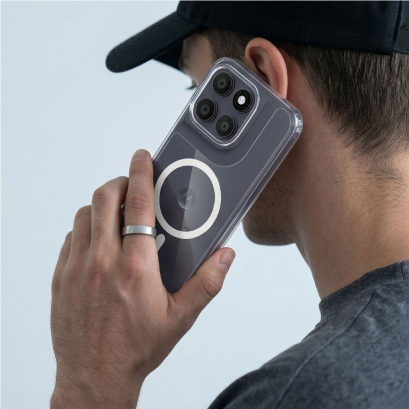 Tech-Protect FlexAir Hybrid MagSafe ümbris THP5503 Motorola Moto G67 / G77 jaoks, läbipaistev