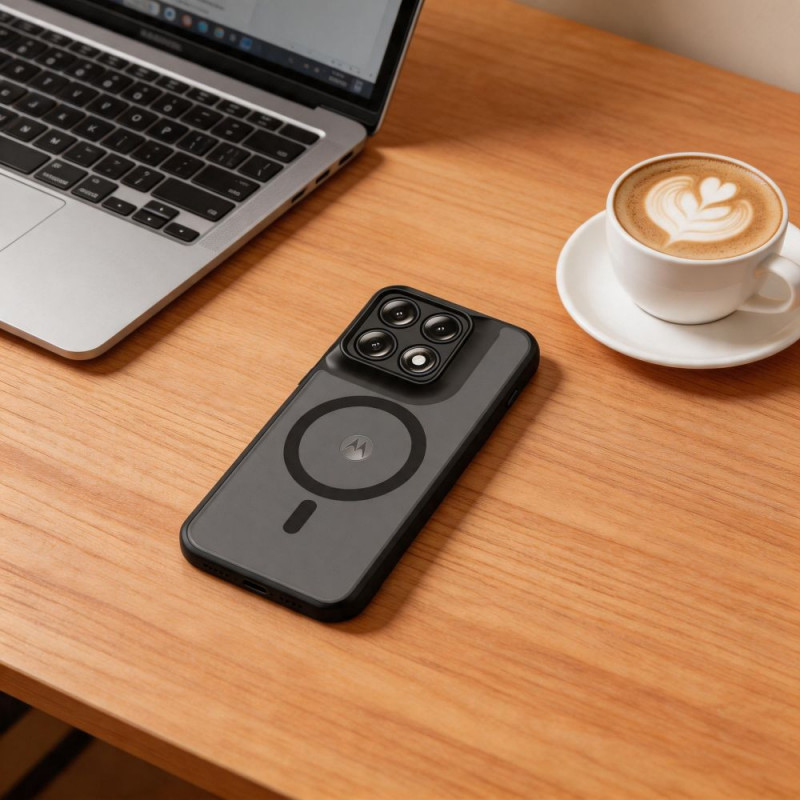 Tech-Protect Magmat MagSafe ümbris Motorola Edge 70 Pro 5G jaoks, mattmust
