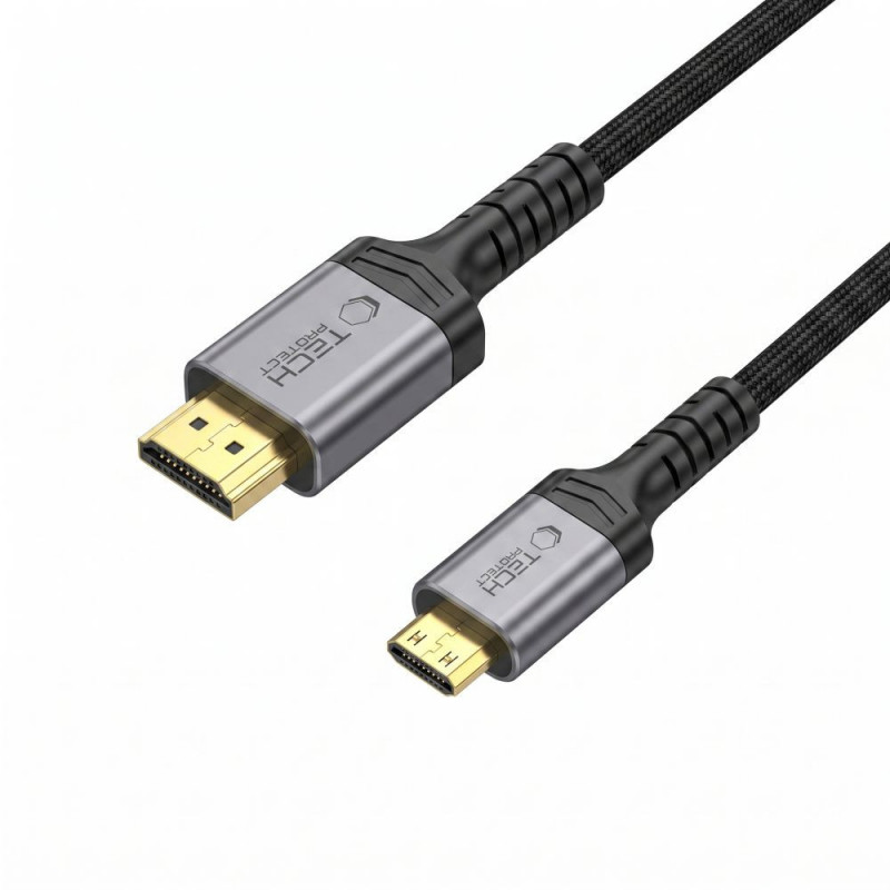 Tech-Protect UltraBoost Mini HDMI - HDMI 2.1 kaabel, 8K 60Hz, 200 cm, must