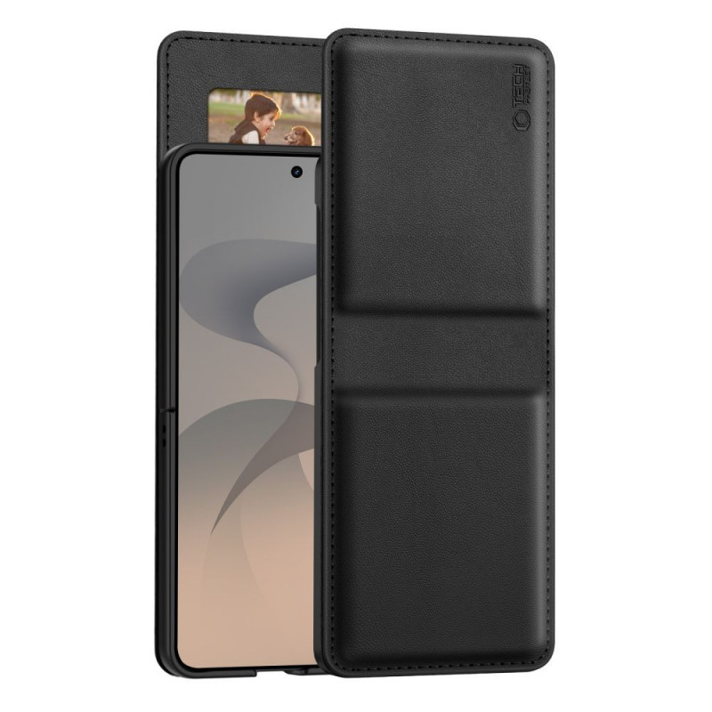 Tech-Protect rahakotikorpuse ümbris Samsung Galaxy Z Flip 8 jaoks, must