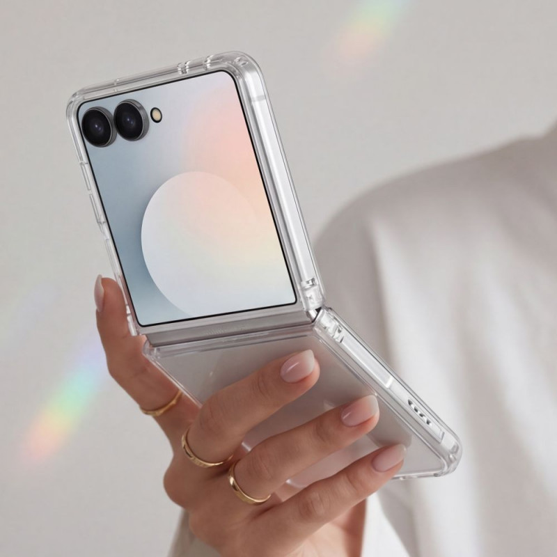 Tech-Protect FlexAir Hybrid kaitseümbris Samsung Galaxy Z Flip 8 jaoks, läbipaistev