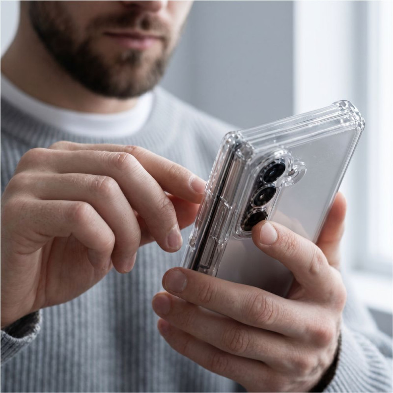Tech-Protect FlexAir Hybrid kaitseümbris Samsung Galaxy Z Fold 8 Ultra jaoks, läbipaistev