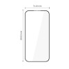 Tech-Protect Glass Fit+ karastatud klaas OnePlus Nord 6 jaoks (2 tk), must