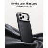 ESR nahast tugijalaga MagSafe ümbris Apple iPhone 17 Pro / 18 Pro jaoks, must