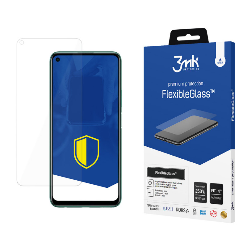 3MK FlexibleGlass Huawei P40 Lite 5G hübriidklaasist ekraanikaitse
