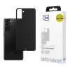 3MK Matt Case kaitsekate Samsung Galaxy S21+ Plus 5G jaoks, must