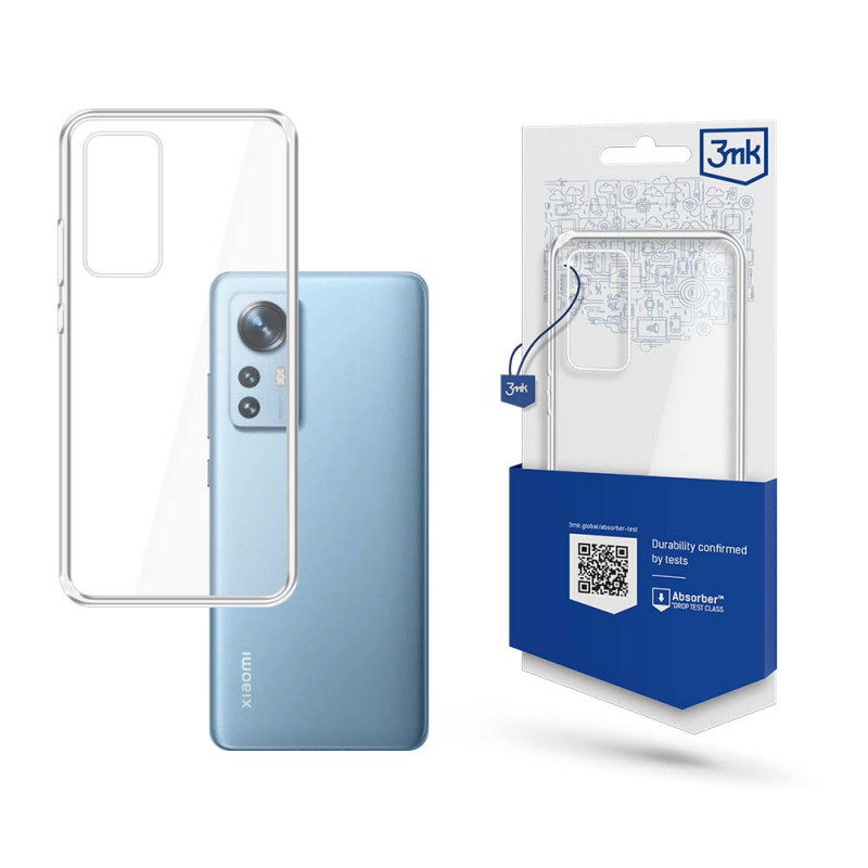 3MK Clear Case Xiaomi 12/12X telefonikate, läbipaistev