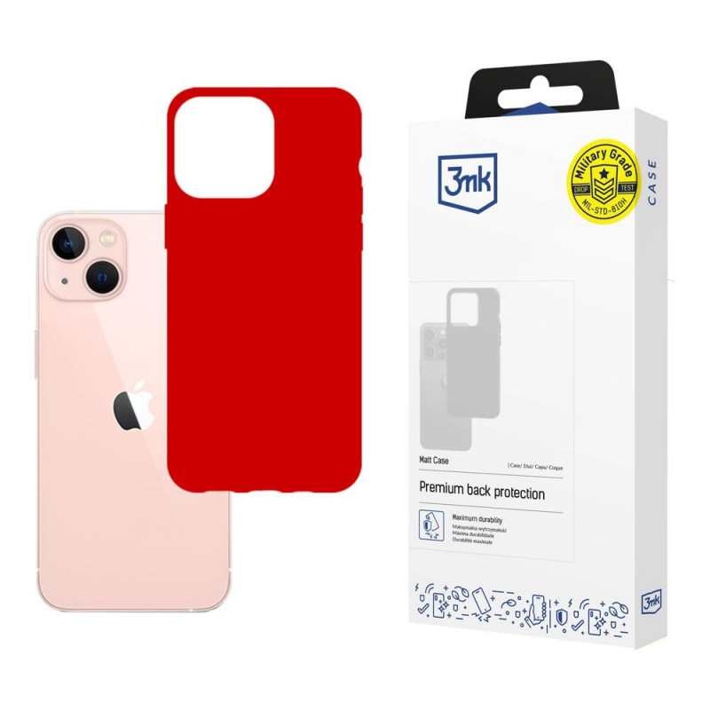 3MK Matt Case 3MK4038 Apple iPhone 14 Plus / 15 Plus jaoks, punane