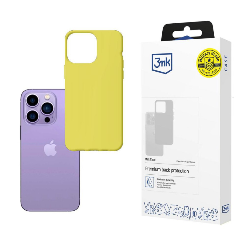 3MK Matt Case Apple iPhone 14 Pro jaoks, laimiroheline