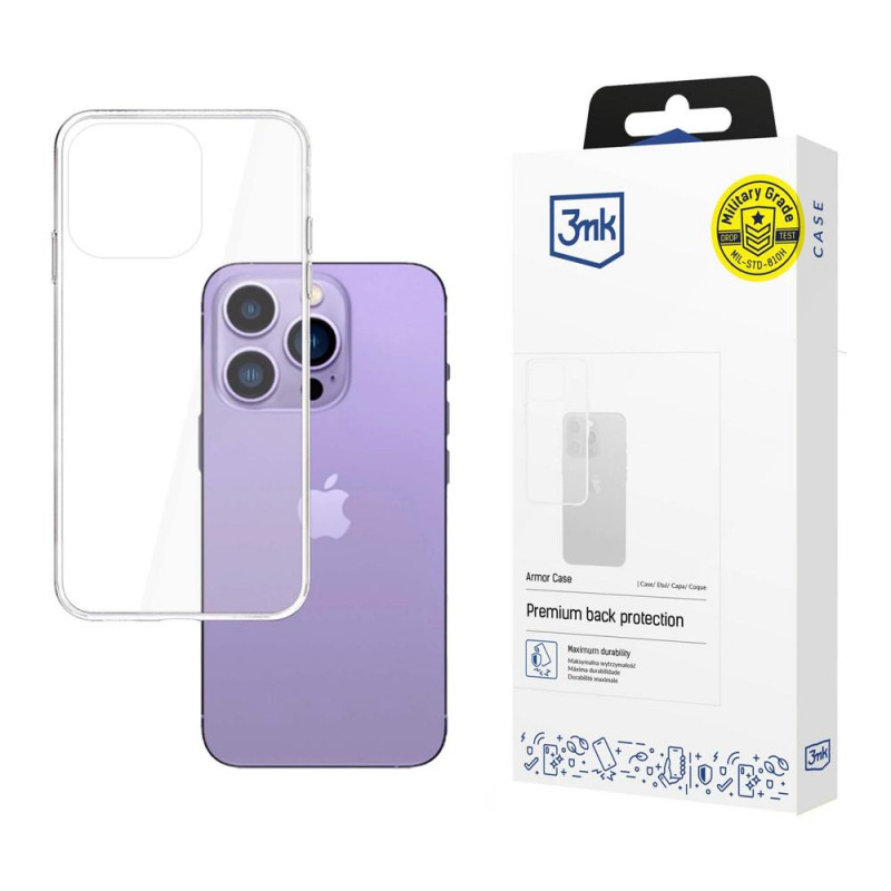 3MK Armor Case 3MK4014 Apple iPhone 14 Pro Max jaoks, läbipaistev