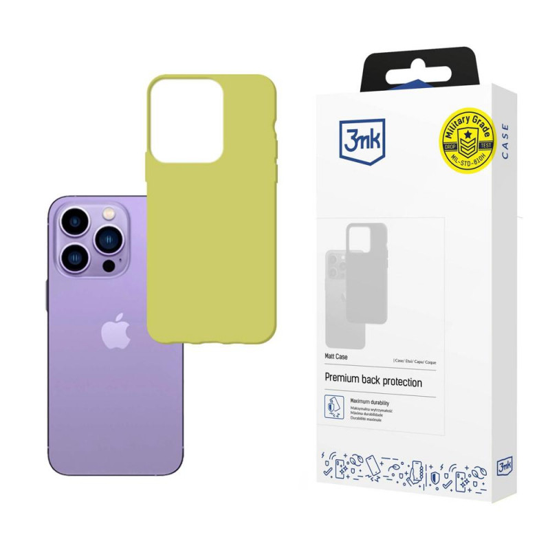 3MK Matt Case Apple iPhone 14 Pro Max jaoks, laimiroheline