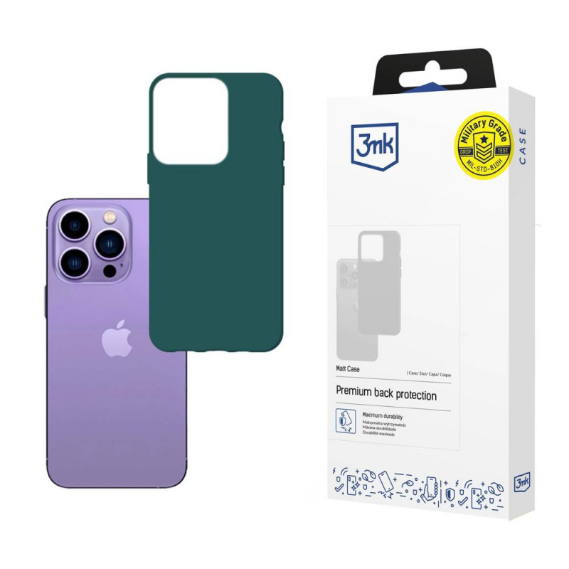3MK Matt Case 3MK4049 Apple iPhone 14 Pro Max jaoks, tumeroheline