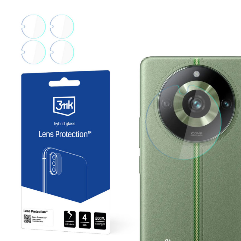 3MK Lens Protect 3MK4936 kaamera objektiivi kaitseklaas Realme 11 Pro / 11 Pro+ jaoks (4 tk)
