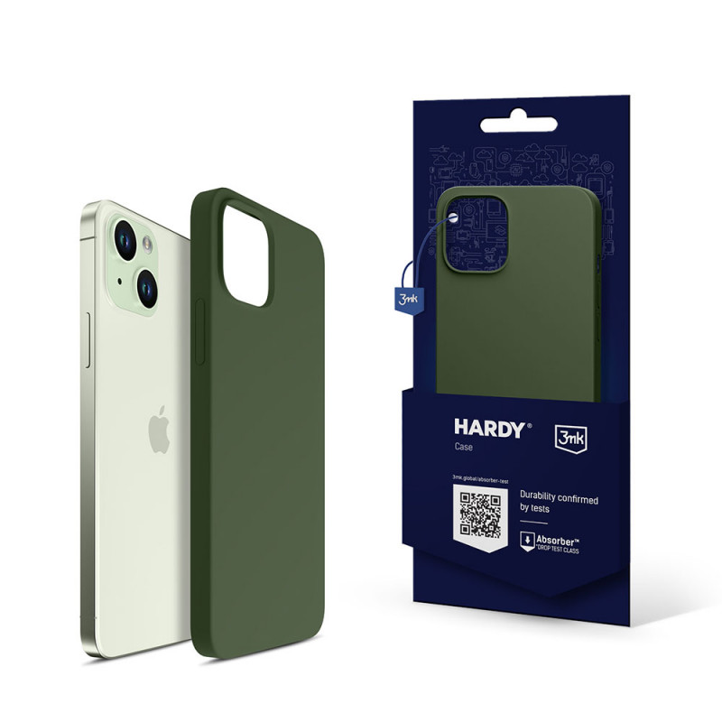 3MK Hardy Case MagSafe Apple iPhone 15 Plus / 14 Plus jaoks, alpine green