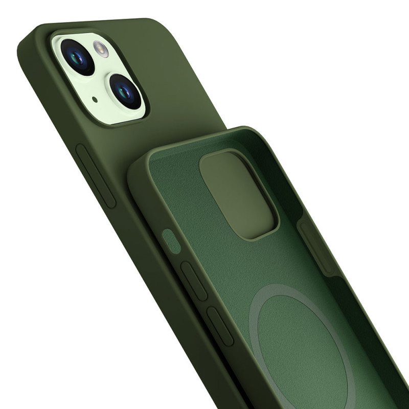 3MK Hardy Case MagSafe Apple iPhone 15 Plus / 14 Plus jaoks, alpine green