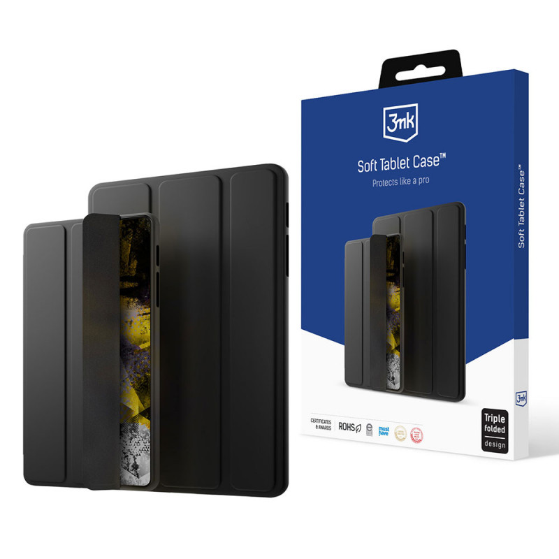 3MK Soft tahvelarvuti ümbris 3MK4990 Apple iPad 10.2" 2019/2020/2021 (7., 8., 9. põlvkond), must