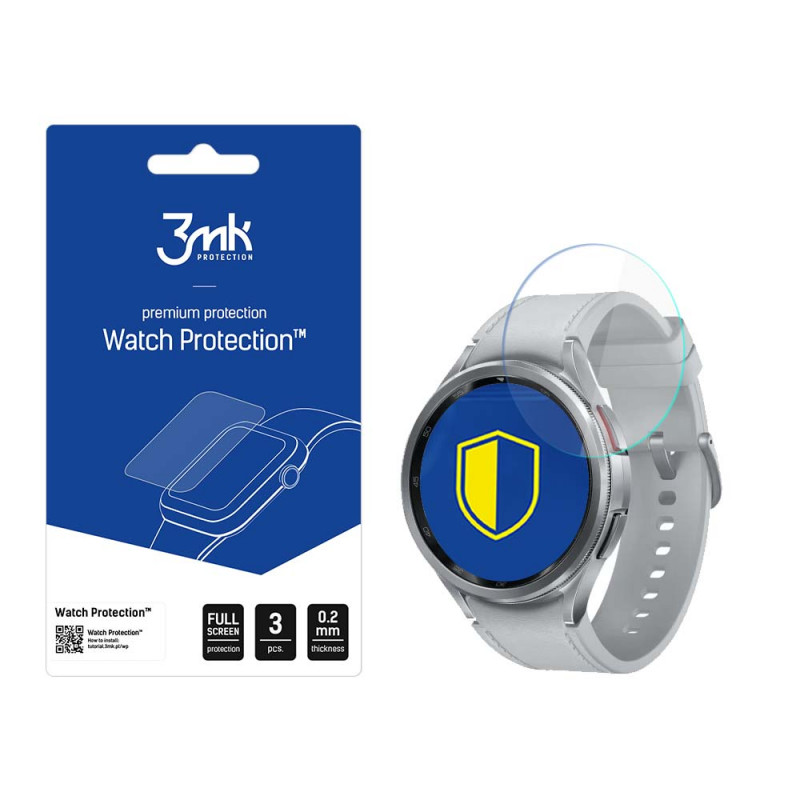 3MK Watch Protection FlexibleGlass Lite 3MK5091 hübriidklaas Samsung Galaxy Watch 6 Classic 47 mm jaoks
