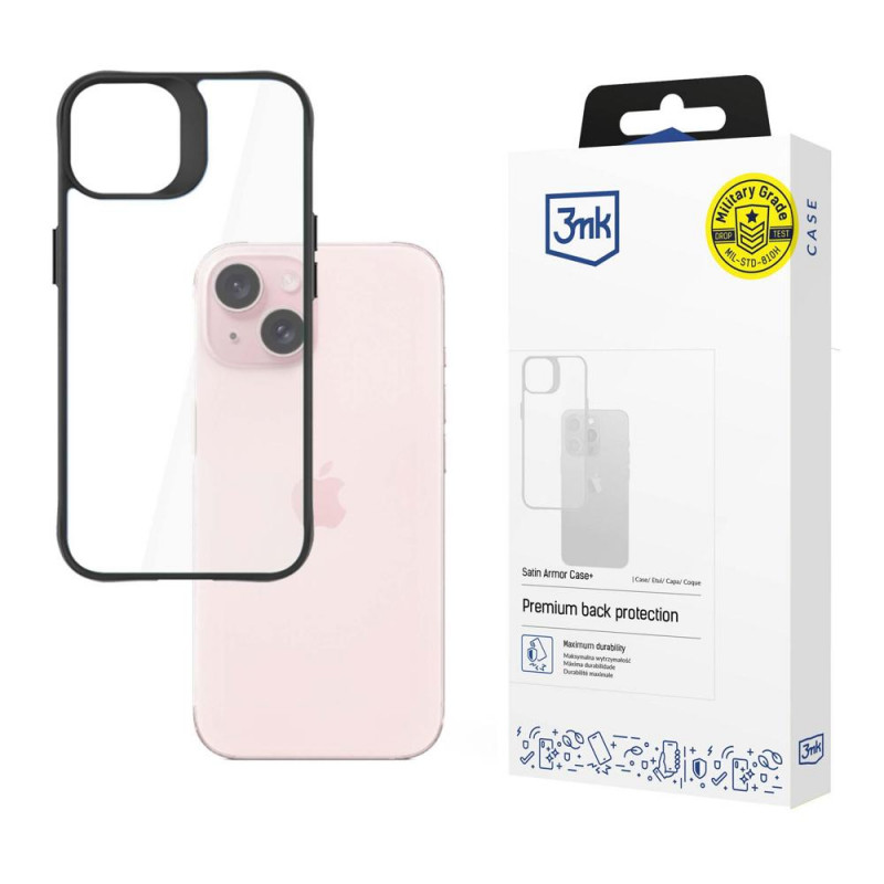 3MK SatinArmor+ ümbris Apple iPhone 15 Plus / 14 Plus jaoks