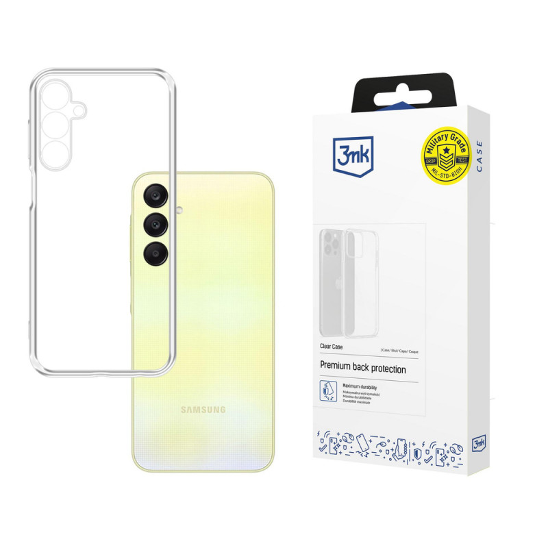 3MK Clear Case Samsung Galaxy A25 5G jaoks, läbipaistev