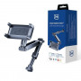 3MK Single Headrest Holder autohoidik telefonidele ja tahvelarvutitele 4.7"-12.9", must