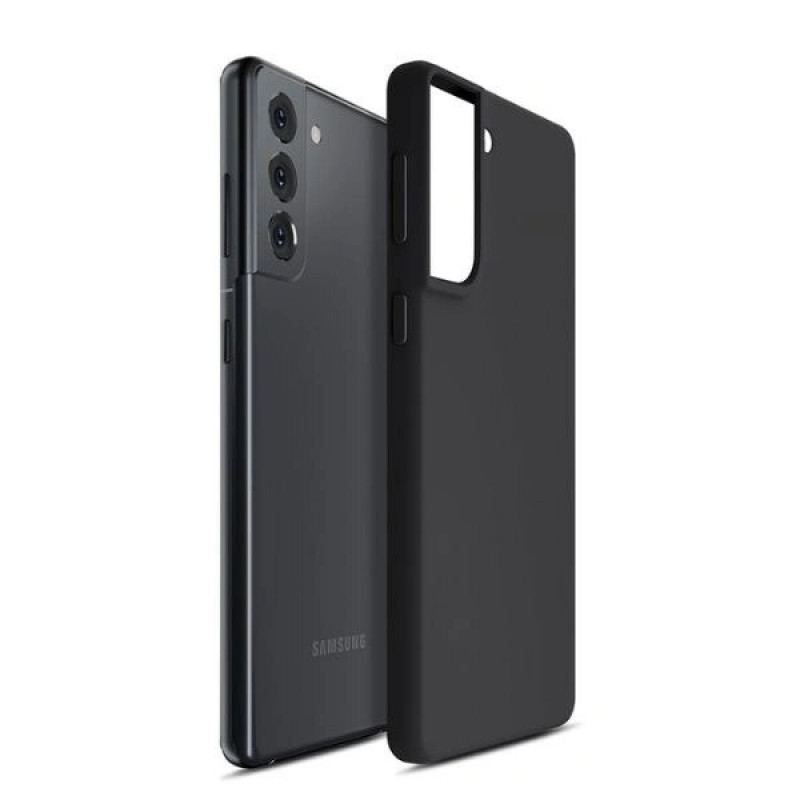 3MK Silicone Case kaitsekott Samsung Galaxy S23 FE jaoks, must