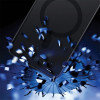 3MK Smoke MagCase MagSafe'iga Samsung Galaxy S23 5G jaoks, must
