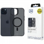 3MK Smoke MagCase MagSafe'iga Apple iPhone 15 jaoks, poolläbipaistev