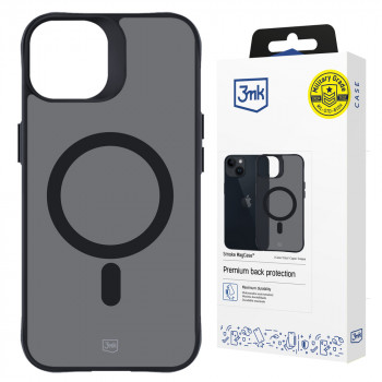 3MK Smoke MagCase MagSafe'iga Apple iPhone 15 jaoks, poolläbipaistev