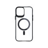 3MK Satin Armor MagCase MagSafe'iga Apple iPhone 12 Pro Maxile, läbipaistev musta raamiga